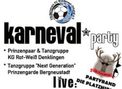 Karnevalsparty Bergneustadt - FC Wiedenest Othetal laden ein.