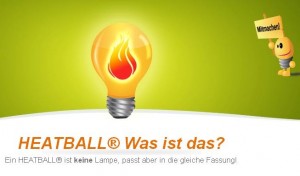 Screenshot: Webseite des Erfinders www.Heatball.de