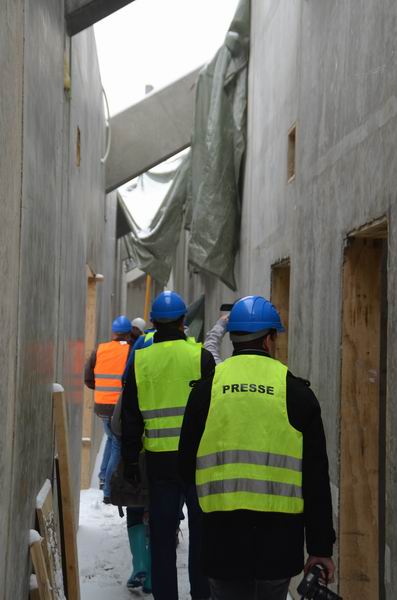 Gang vor den Mannschaftskabinen