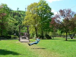 Der Morsbacher Kurpark hat für Jung und Alt eine Menge zu bieten.