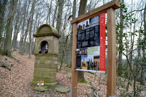 Fußfall am Wanderweg