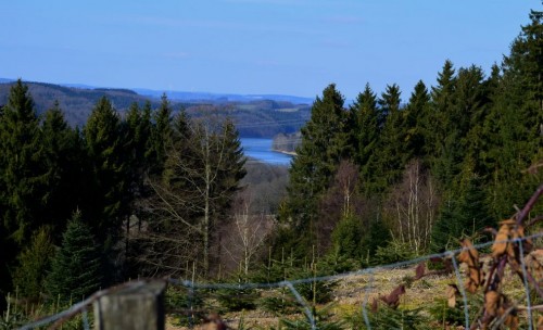 Blick auf die Wiehltalsperre