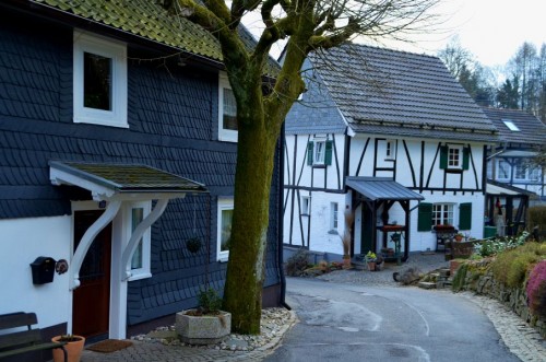 Fachwerkhäuser in Baumen