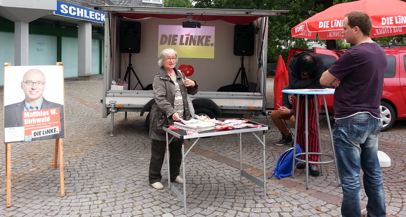 Infostand DIE LINKE.