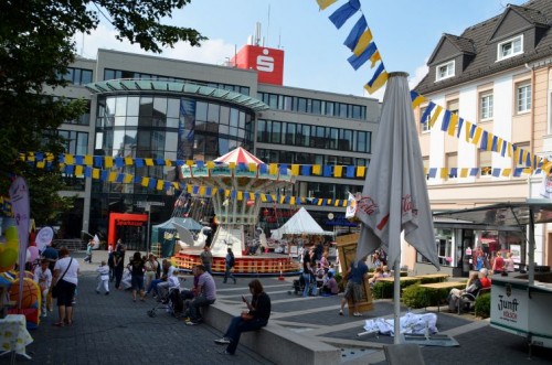 Mittelpnukt des Stadtfestes ist der Lindenplatz