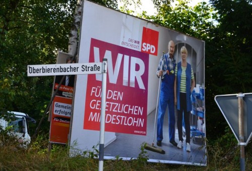 Wahlkampf Pur in Nümbrecht / Text und Bilder : Uwe Schlegelmilch