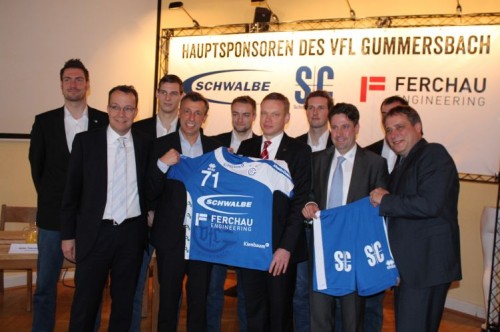 Vorstellung des neuen Hauptsponsors / Bild : VfL Gummersbach