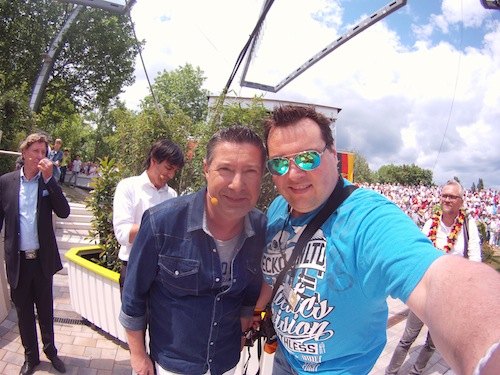 Ebenfalls beim ZDF Fernsehgarten Backstage getroffen Joachim Llambi (Rtl Let´s Dance Jury)