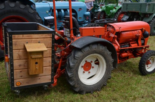 Treckerfahrer sind Naturfreunde