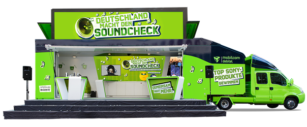 Deutschland macht den Soundcheck – mobilcom-debitel und Sony bringen den Musik-Sommer nach Deutschland - Quelle: mobilcom-debitel