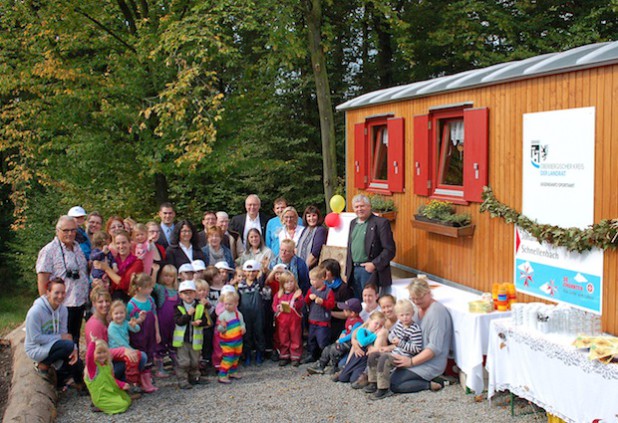 Die Waldgruppe Schnellenbach ist jetzt offiziell eröffnet (Foto: OBK).