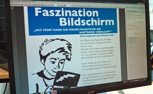 Faszination Bildschirm: Zu viel Medienkonsum schadet allerdings in der Entwicklung der Kinder. (Foto: OBK)