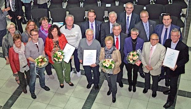 Die Preisträger des Freiwilligen-Förderpreises 2014 (Foto:OBK)