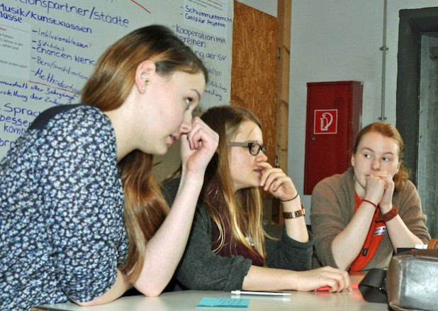 Jugendliche sammeln Ideen und Wünsche, um daraus konkrete Projekte zu entwickeln (Foto:OBK).