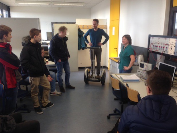 Ein an der FH Köln konstruierter Segway - Foto: Gesamtschule Marienheide