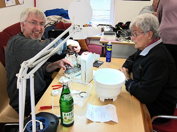 Das Repair-Fieber steigt jetzt auch in Bergneustadt. Am 21. Februar 2015 öffnet das Reparaturcafé erstmals seine Pforten (Foto: Peter Fach).