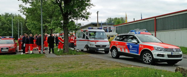 Der PTZ 10 war um 06:35 Uhr vom "Sammelplatz Notfallzentrum in Kotthausen" aus nach Köln aufgebrochen, um die Aktion zur Bombenentschärfung zu unterstützen (Foto: OBK).