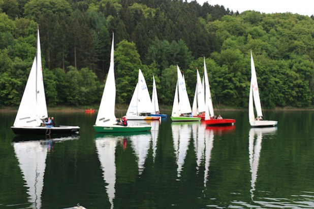 Startfeld der Kielzugvögel - Foto: Thomas Beinlich, Segelclub Aggersee e.V.