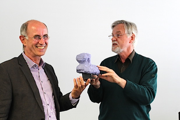 Prof. Dr. Erich Ehses und Prof. Dr. Horst Stenzel (v.l.) - Foto: Manfred Stern (FH Köln).