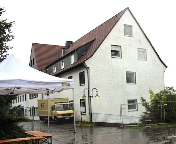 Im ehemaligen VdK-Heim Marienheide wurden 150 Flüchtlinge untergebracht (Foto: OBK).