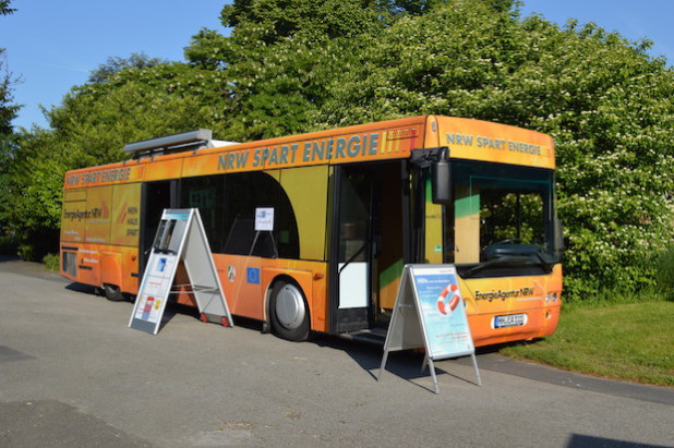 Das Energieberatungsmobil (Foto: Stadt Gummersbach)