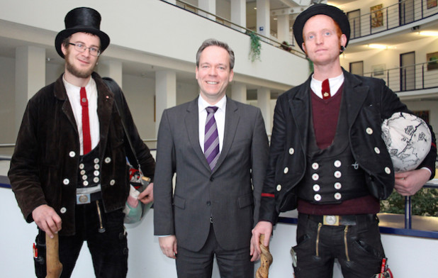 Maik Czepl (v.l.), Klaus Grootens und Elias Schuchardt (Foto: OBK).