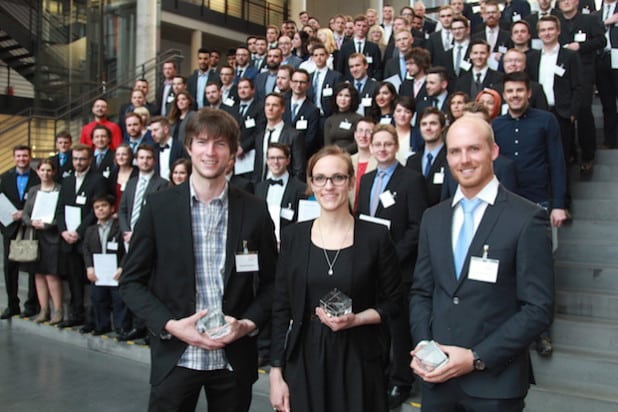  v.l. Alexander Kudrass, Kathrin Sophie Tronser und Oliver Kattwinkel (Foto: Manfred Stern / TH Köln)