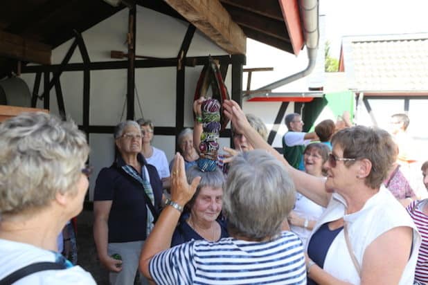 Wer stapelt die meisten Bälle übereinander? (Foto: OBK)