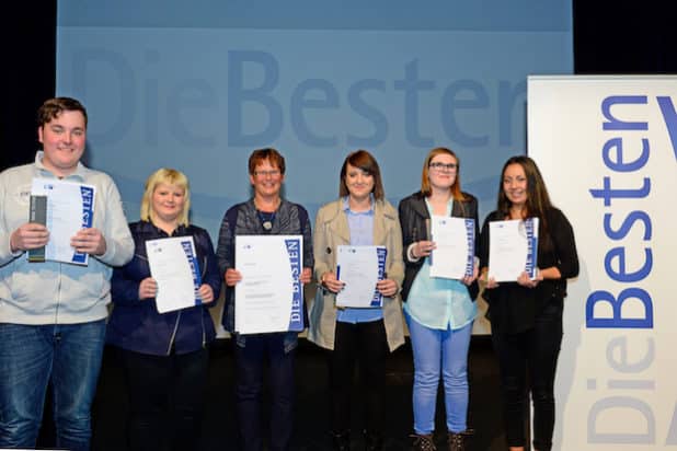 Die Besten des CJD bei der IHK Bestenehrung 2016