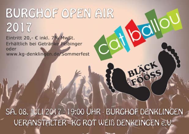 Flyer Open Air 2017 - Quelle: Juppi Steinfort / Manuel Holschbach