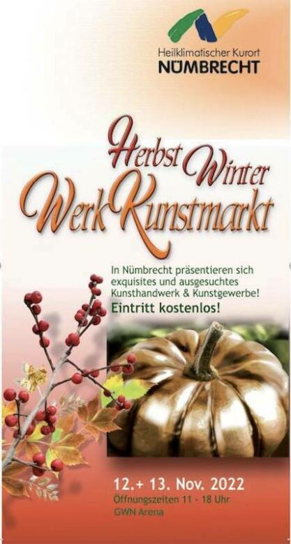 Der Herbst-Winter Werkkunstmarkt in Nümbrecht gehört seit Jahren zu den bekanntesten und beliebtesten Märkten des oberbergischen Kreises. 