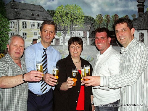schwab-20-jahre „Jüppi“ Weber, Gerhard Schwab, Heide Schwab, Holger Köckerling, Ralf Grammel