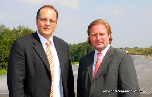 Bürgermeisterkandidat Kai Uffelmann und Minister Lutz Lienenkämper